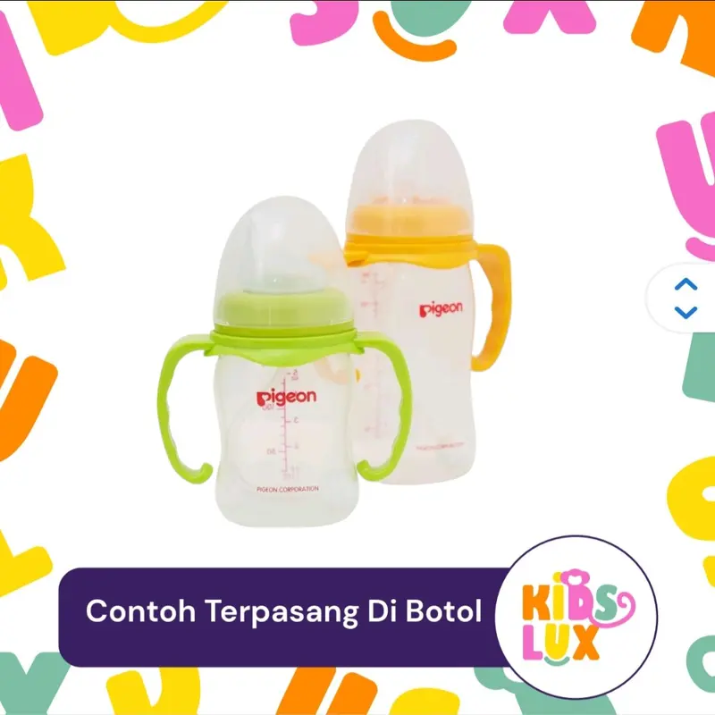 Tutup Botol Pigeon Wide Neck Cover + Ring Botol/CRPW20 ( 8 Warna ) 1