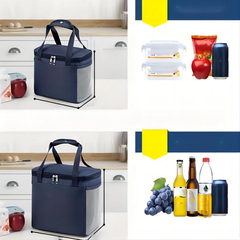 Outdoor Insulated Cooler Bag, Waterproof Lightweight Cooler Bag, Insulated Bag Suitable for Travel, Camping, Beach, Lunch 3