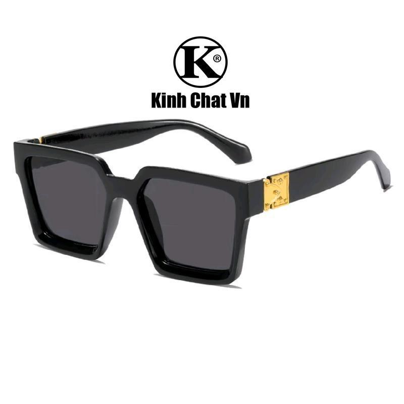 Kính mắt râm PG13 mát nữ thời trang gọng vuông bản lề lớn chắc chắn chống tia UV và khói bụi hợp đi đường du lịch - Đầy đủ hộp Women kính mắt nam tổng tài