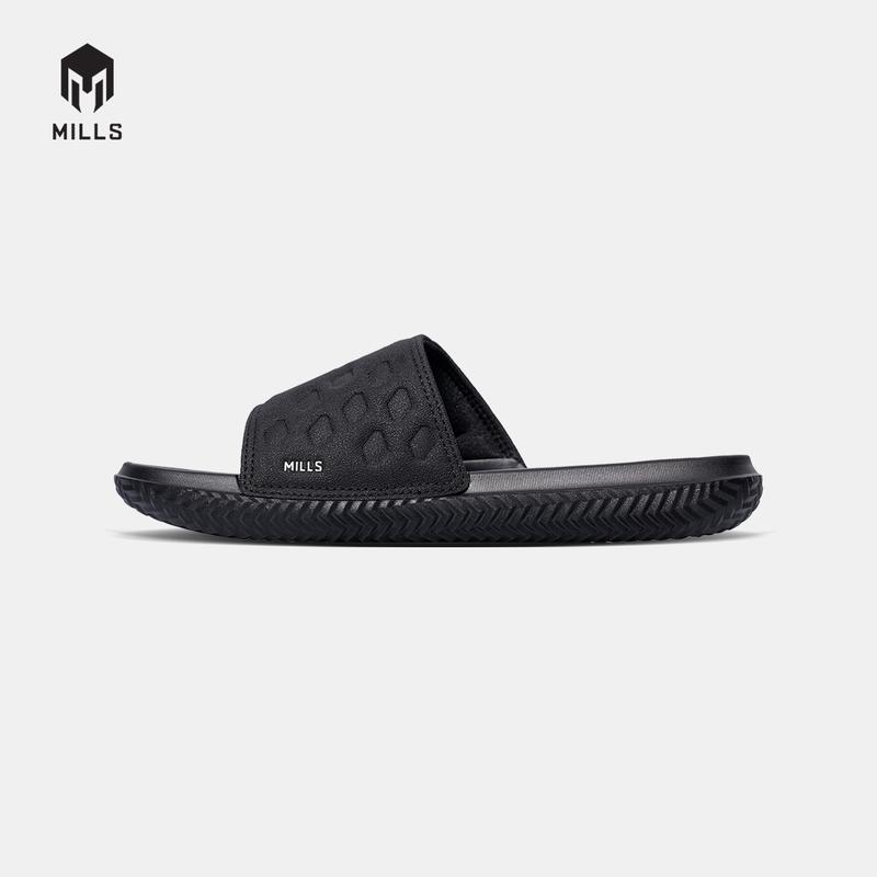 MILLS SANDAL COMFY SLIDES BLACK/WHITE 9901301 1