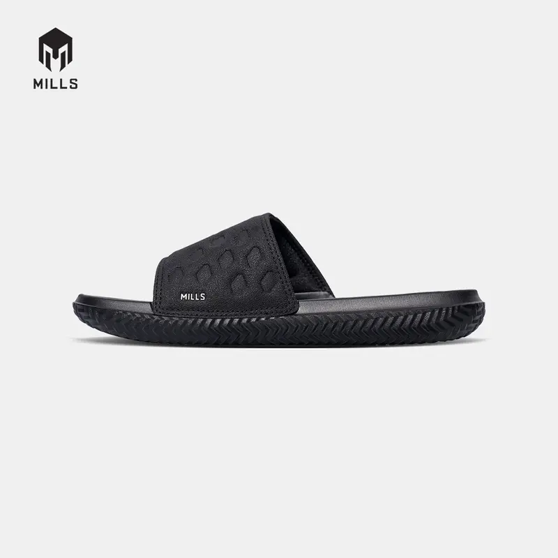 MILLS SANDAL COMFY SLIDES BLACK/WHITE 9901301 1