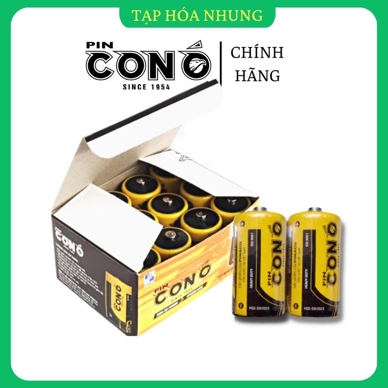 Pin Con Ó Đại Màu Vàng Pinaco Hộp 12 Viên Đa Dụng - Pin An Toàn. 0