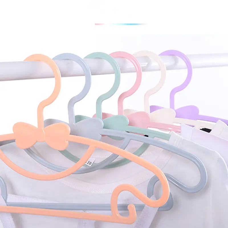 Gantungan Baju Bayi 5 Pcs Anak Hanger Multifungsi Warna Warni bahan PP 29CM 3