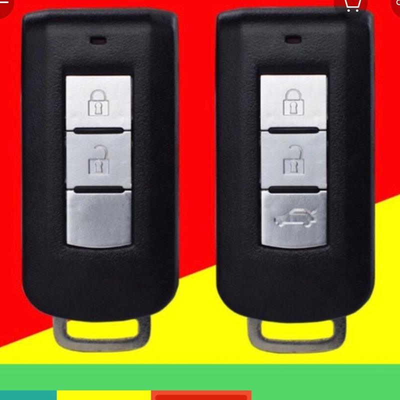 Ốp Mitsubishi Xpander, Outlander, Xforce, Attrage, Triton 1 Cầu Tự Động, Pajero, Montero, Mirage - Màu sắc đa dạng - Móc Khoá Hợp Kim Cao Cấp chìa op chiakhoasmartkey bocchi a 9