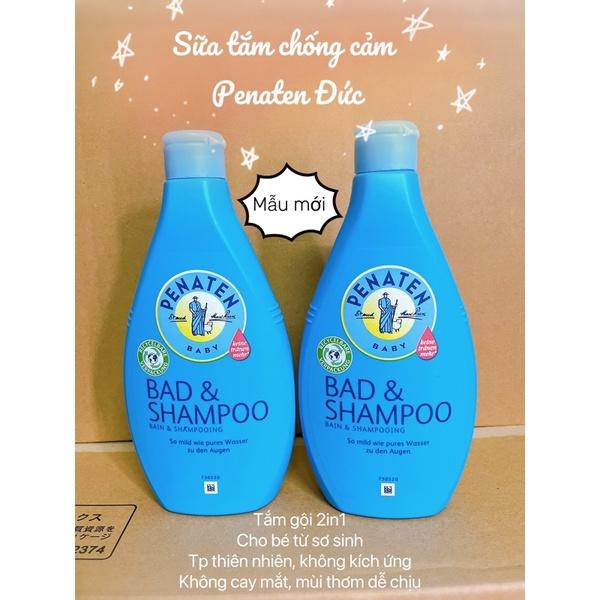 Sữa tắm gội chống cảm cúm Penaten Đức 2in1 giúp giảm ho cảm cúm cho bé - 400ml