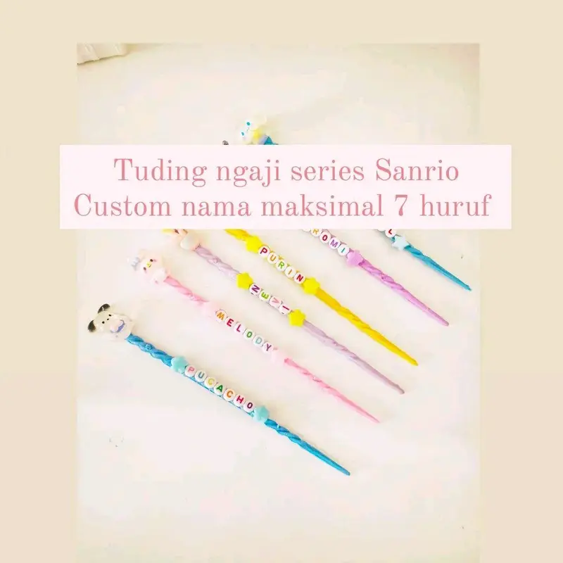 Tuding Ngaji Penunjuk Ngaji Khalam Ngaji Sanrio Tempel Stationery Logam 1