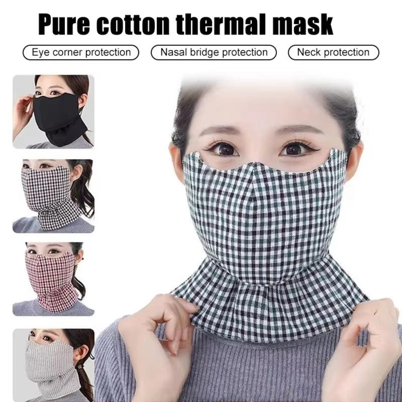 Warm Cotton Winter Face Mask Thickened Cold-proof Riding Facial Protector Face Cover Men Women 0