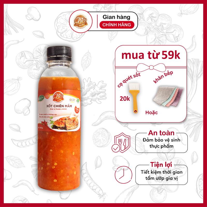 Sốt mắm ớt Bếp Xuyên Việt 400g cho gà, cá chiên mắm và trộn gỏi, nước chấm nhanh chóng