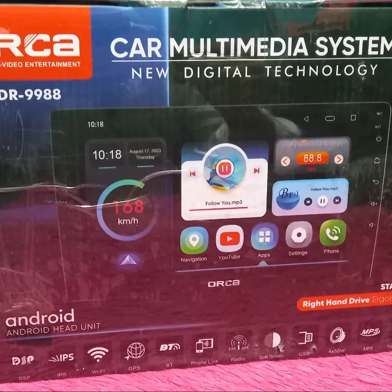 HEAD UNIT ORCA LAYAR 10 INADR-9988 New Standard Ram 4GB/128GB 0