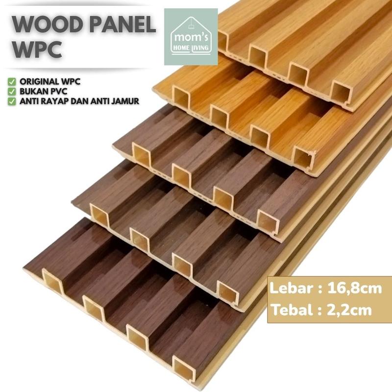 PROMO BELI 10BTG GRATIS LEM SEALANT l WALLPANEL 3D WPC FLUTED WOOD PANEL PANJANG 2.9M 1