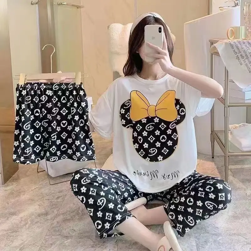 [TOYOU SHOP M28] PIYAMA 3 IN 1 | BAJU TIDUR WANITA | PIYAMA CP WANITA | SETELAN WANITA 2