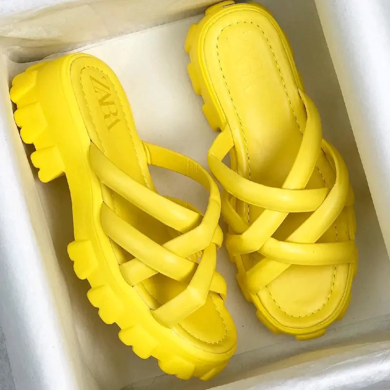 sendal wedges wanita import realpict 9972 tinggi 5cm 2