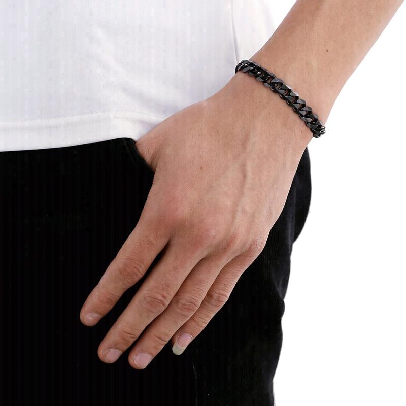 Gelang Titanium Anti Karat Rantai Pria Wanita 0