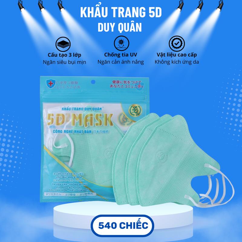 540 CHIẾC KHẨU TRANG 5D DUY QUÂN Phụ Kiện Voi Accessories Che Mặt
