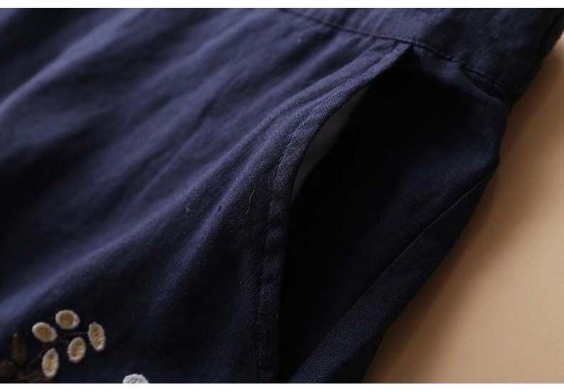 Product Introduction of Váy Thêu, Chất Liệu Cotton Và Vải Lanh, Kiểu Xếp Ly Váy xòe Cạp Cao Co Giãn Nửa Mỏng Và Dáng Rộng Rãi, Váy Chữ A Thường Ngày Nghệ Thuật, Phong Cách 2024 22