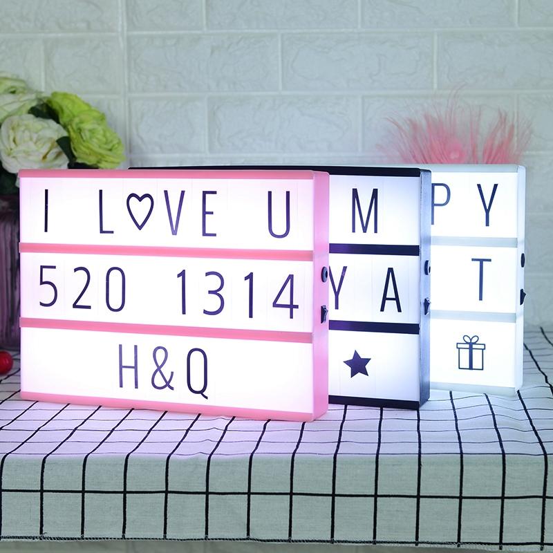 【Ready stock】Led Lightbox Led Box Alphabet Light Box Message - TikTok ...