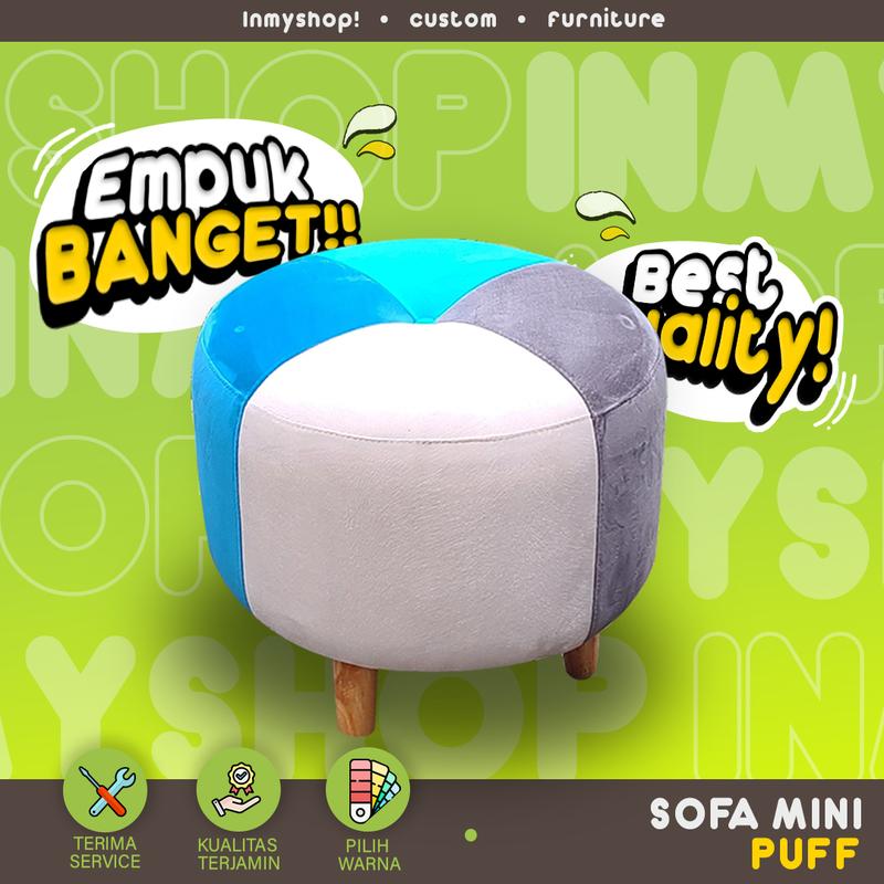 COBI - Sofa Mini Puff Bench Stool Minimalis 0