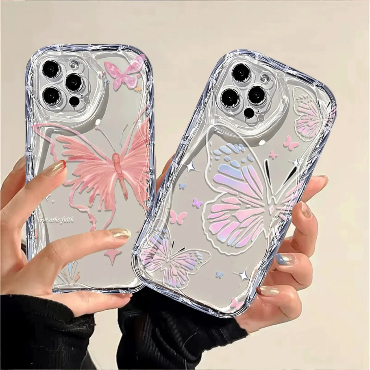Casing Untuk Vivo Y19s Y03 Y18 Y28 Y17s Y27s Y36 Y27 Y02T Y20 Y02A Y11 Y17 Y16 Y12s Y01A Y15 Y12 Y30i Y22 Y15s Y20s Y22s Y21A Y12i Y21s Y35 Y15A Y33s Y91C Dreamy Pink Butterfly Stars Soft Case