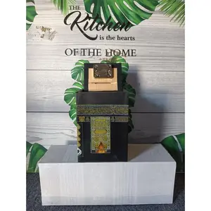 Celengan kakbah tabungan haji umroh miniatur kakbah ukuran kecil dengan kunci miniatur kabah tabungan kunci sebagai Hadiah/Kado Alva Makmur