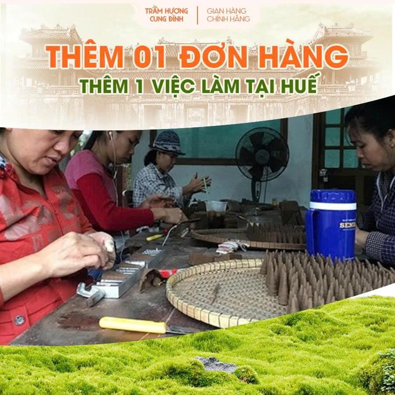 [TẶNG LƯ XÔNG] Combo 2 hộp Nụ Trầm Cung Đình, nụ trầm sạch giá tận xưởng – Hương trầm mùi thơm thanh nhẹ, dùng phòng khách, ngủ, thiền, xông nhà đem lại không gian bình yên, thư giãn