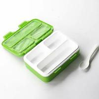 Gambar YOOYEE LUNCHBOX 628 PINK / SET KOTAK MAKAN ANAK - Green dari Ollahomeliving Kota Bogor 3 Tokopedia