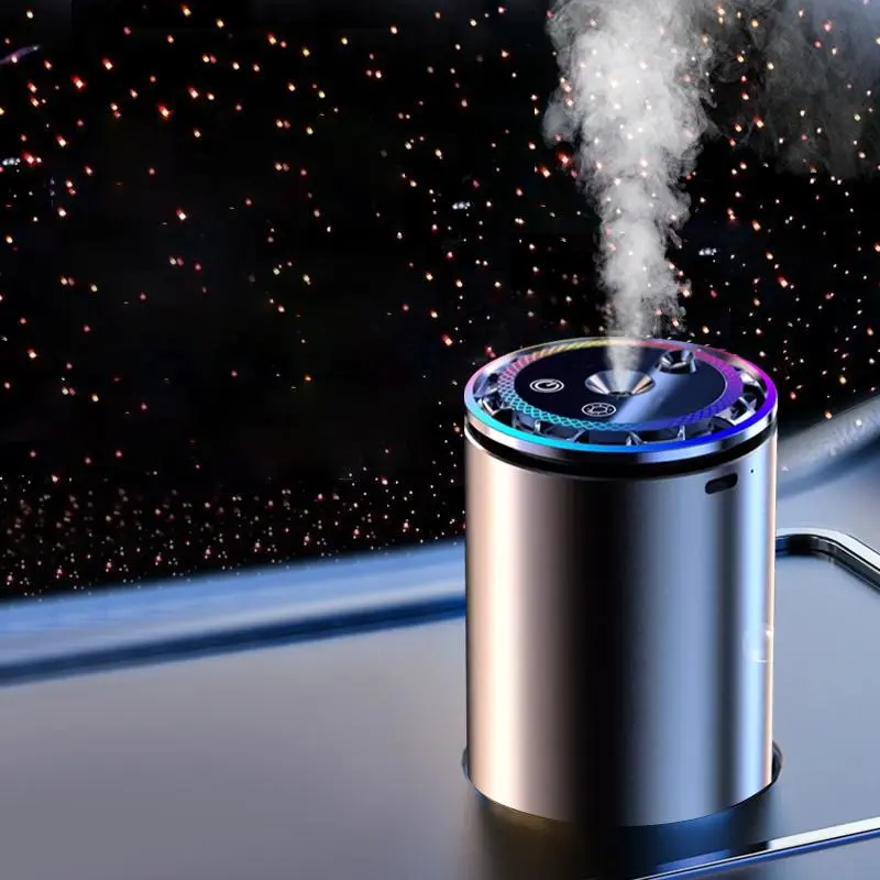 Smart Car Air Freshener, 1 Set Natural Aroma Diffuser with Oil, Long Lasting Fragrance Diffuser, Automatic Switch, Home Fragrance Diffuser