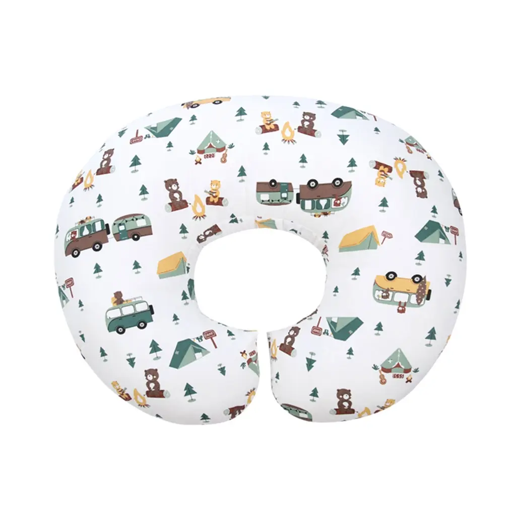 WANG Infant Nursing Support Pillow Washable Breastfeeding Pillow with Lovely Pattern