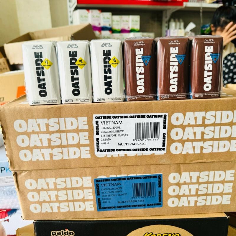 Thùng 24 Hộp x 200ml Sữa Yến Mạch Oatside Barista Oat Milk Indonesia