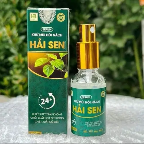 Xịt khử mùi hải sen giúp khử mùi hôi nách hôi chân dành cho cả nam và nữ 30ml