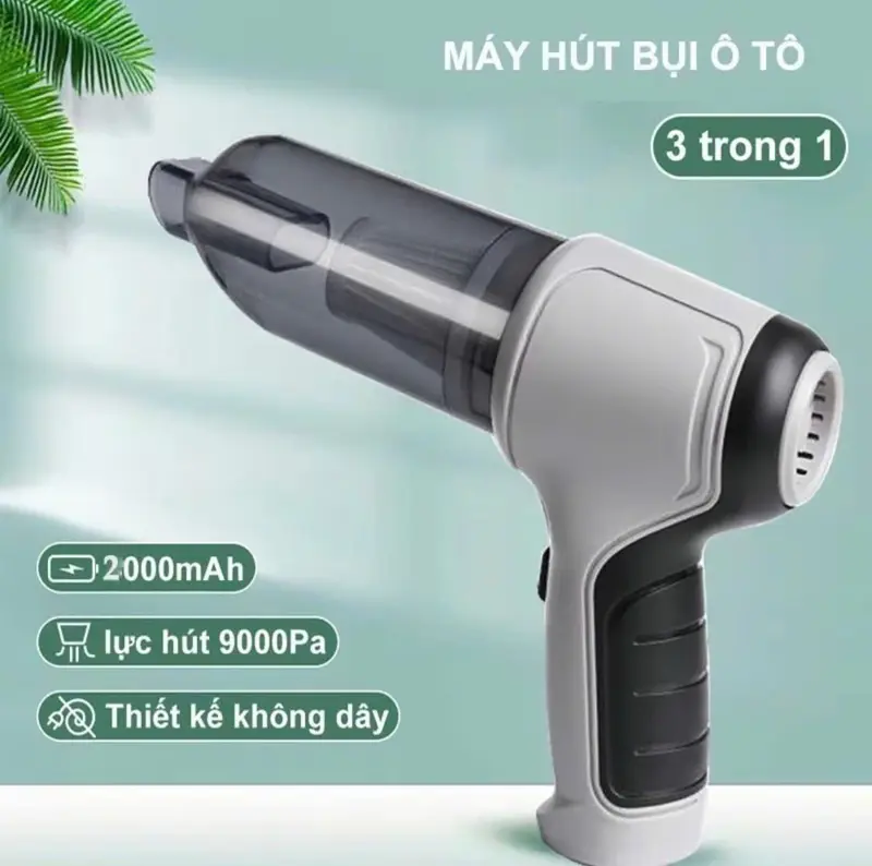 Máy Hút Bụi Cầm Tay Mini Cầm Tay TAMASHIO Nhật Bản Tặng Kèm 6 Đầu Hút, Hút Bụi Oto, Giường Nệm, Lông Thú Cưng Làm Sạch 6