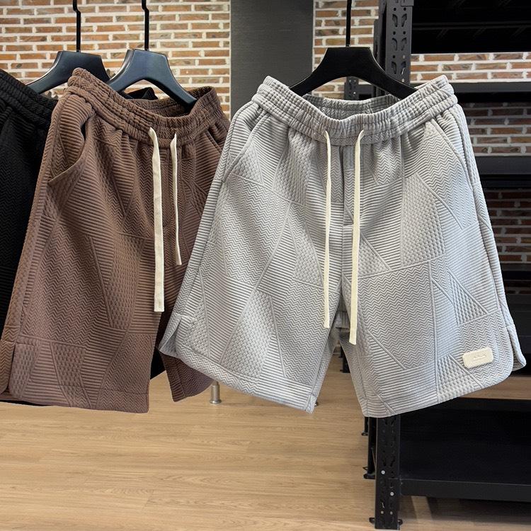 Quần Short vải Xốp chất vải dày dặn, thiết kế phong cách thời trang mặc nhà đi chơi thoáng mát thoải mái Menswear 7