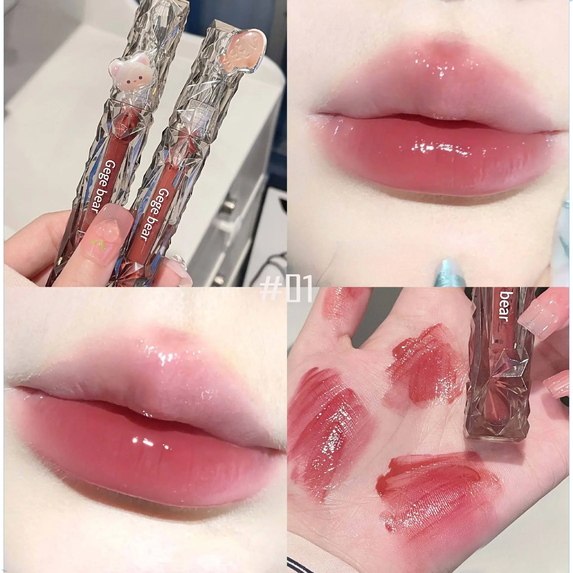 Son Môi Lì Lâu Trôi, Giữ Đẹp Với Gegebear, Không Thấm Nước, Hiệu Quả Lâu Dài, Pinkyfocus Nữ