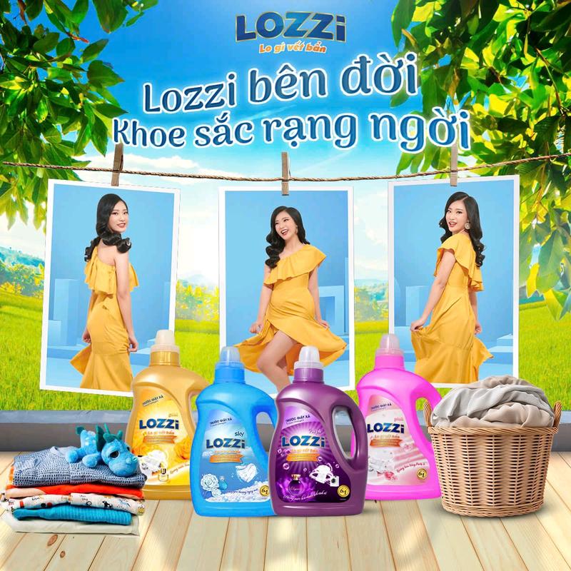 Nước GIẶT XẢ LOZZI hương nước hoa 3kg_Sạch thơm ngát_sạch tinh tươm áo quần_hương thơm ngát bền lâu Cho Bé 5