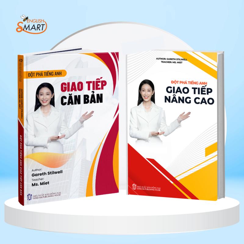 Bộ 2 Sách Đột Phá Tiếng Anh Giao Tiếp Căn Bản Và Nâng Cao Cho Người Mới Bắt Đầu- Smart English