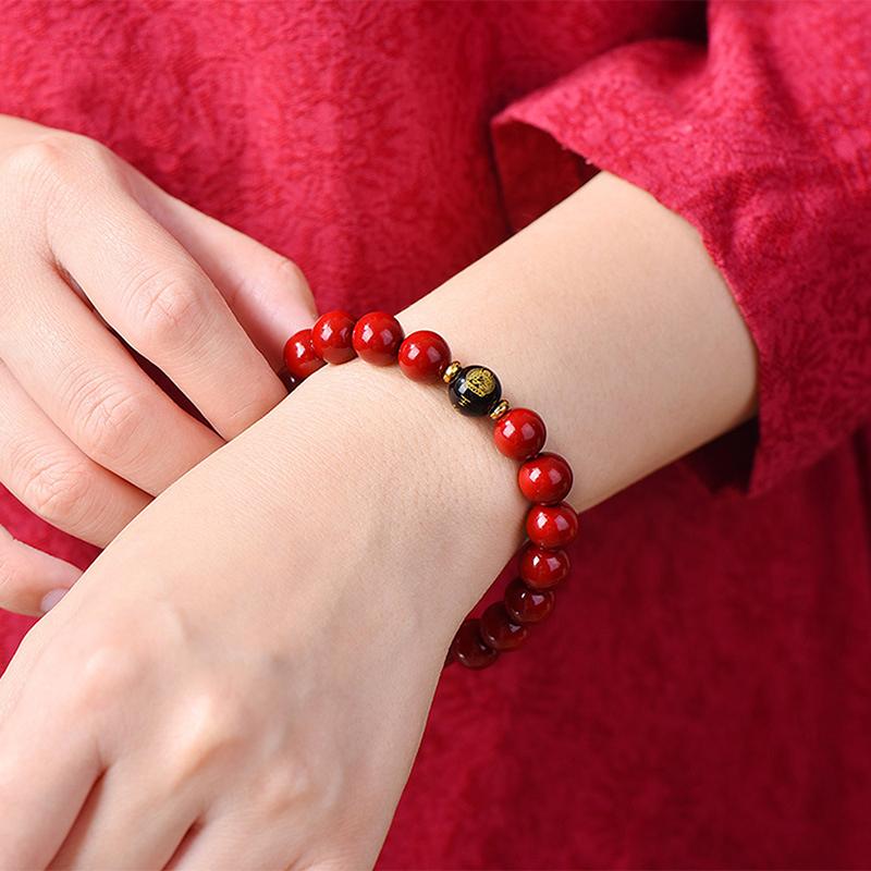 Vòng Tay Bồ Tát Manjushri, 12 Mảnh, Dành Cho Nam Và Nữ, Hạt, Chuyển Giao An Toàn, Dây Đeo Tay 3