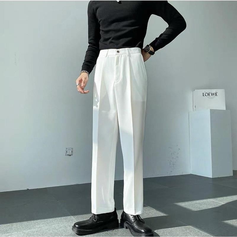 Quần âu baggy ống suông , Quần Tây âu baggy dáng ống rộng vải hàn 2