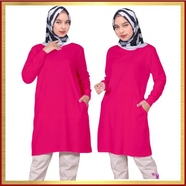 Product Introduction of kaos tunik wanita polos ukuran XL fit to XXL dan 3XL 9