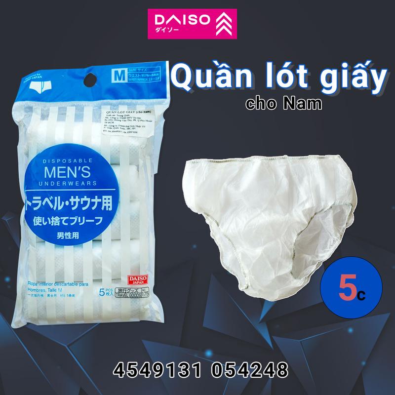 Quần lót giấy cho nam! – Size M - Daiso Japan 0
