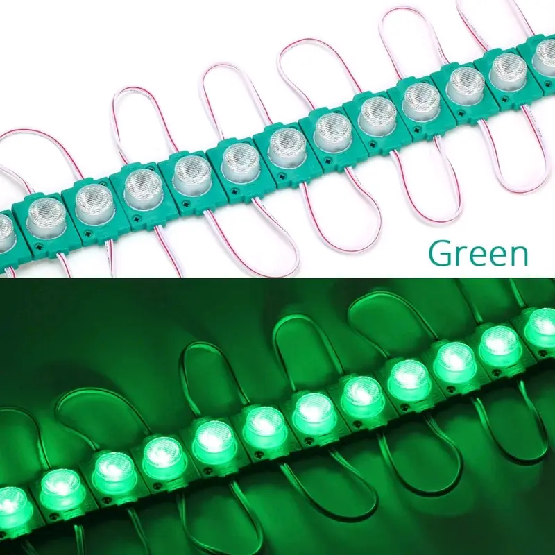 10Pcs Led Modul 1 Mata Besar Lampu Variasi Kolong Motor Mobil Bis Truk 12V / 24V Waterproof 2