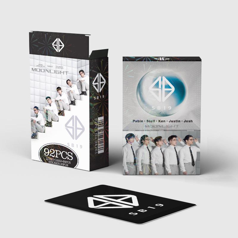Product Introduction of 92 Sheets Mini Truck Philippines Men's Group Sb19 Support Mini Truck Star Photo Card Mini Sticker Double-Sided Lomo Card 8