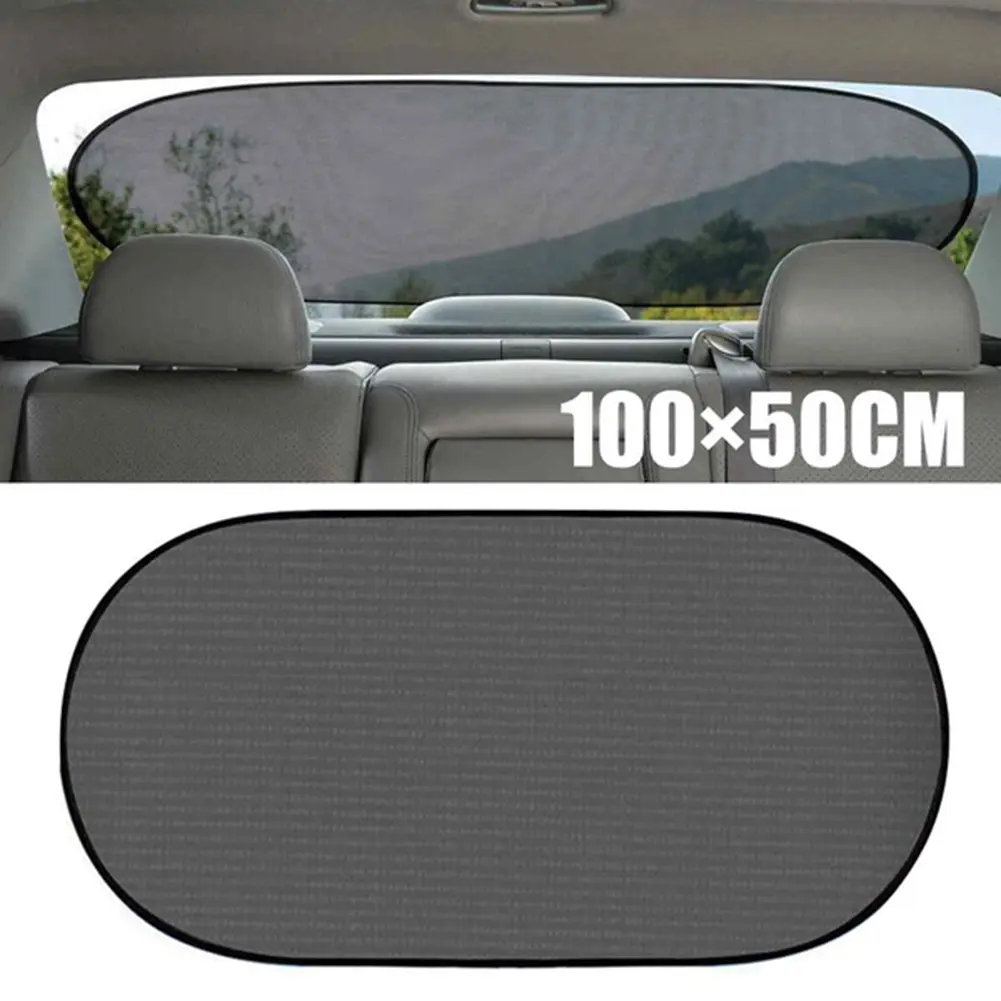 Tấm Che Nắng Cửa Sổ Phía Sau Xe Hơi Thông Dụng, 100x50cm, Che Nắng, Chống Tia UV