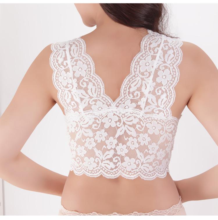 Product Introduction of Đồ Lót Mùa Xuân Và Mùa Hè, Hàng Nhà Máy Bán Buôn, Dây Ren Gợi Cảm, Cổ Chữ V Có Đệm Ngực, Áo Ống Nửa, Chống Trượt, Dành Cho Nữ 42