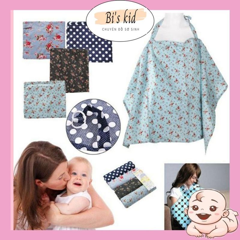 Áo choàng cho bé bú 1oo% cotton chất liệu dày dặn KT 95x65cm 0