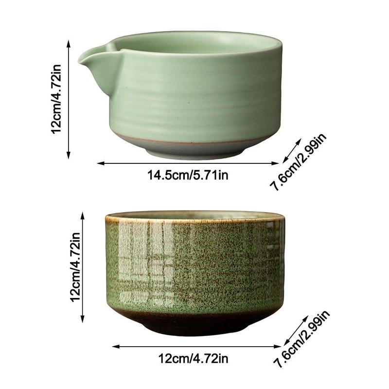 Product Introduction of Traditional Ceramic Matcha Bowl Smooth High Temperature Resistant Green Tea Maker Cup Large Capacity Tea Salad Soup Bowl for Tea Set Accessories 19