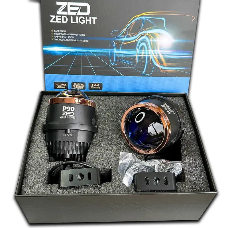 Đèn Bi gầm 3.0 P90 công xuất 65W chính hãng Zedlight (Giá 1 đèn) Đèn Pha Phụ Tùng Đèn Pha Phụ Tùng denxe sieu 0