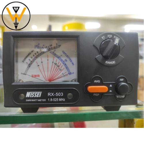 Jual NISSEI RX-503 CROSS-NEEDLE SWR/POWER METER 1.8-525MHZ 2/20/200W ...