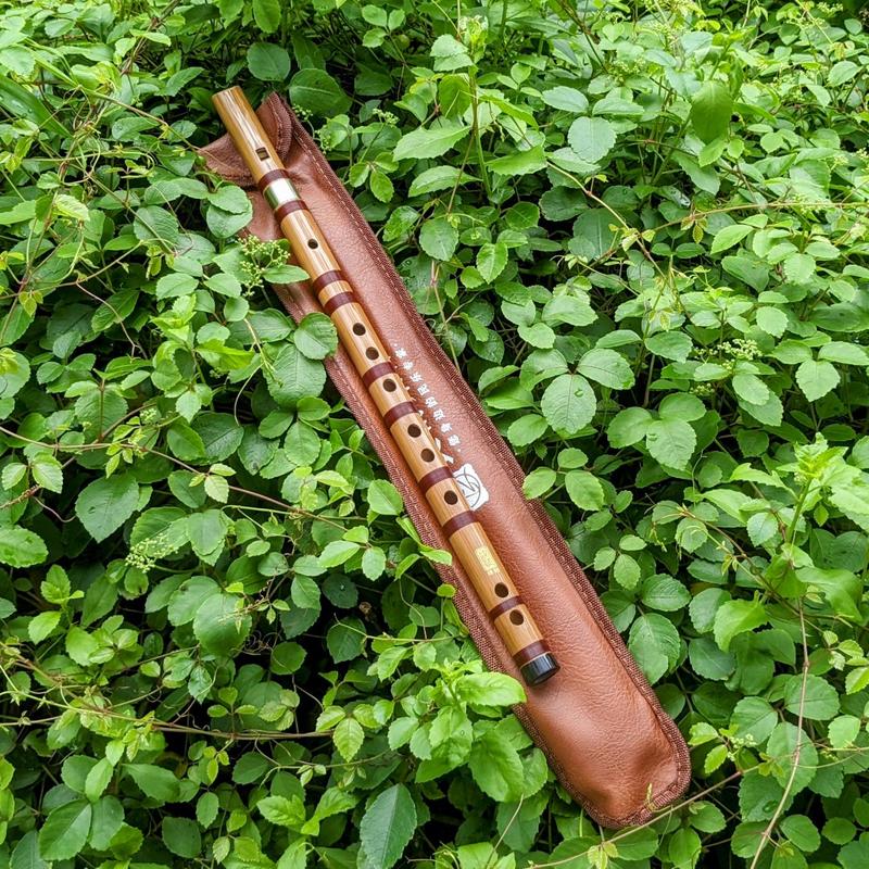 Product Introduction of Sáo Dizi Dọc cao cấp tone A4 | Nhạc cụ dễ chơi | Hình thức sáo tỉ mỉ | Nguyên liệu nứa già chọn lọc | Bộ phụ kiện có kèm túi da và màn rung loại sịn 3