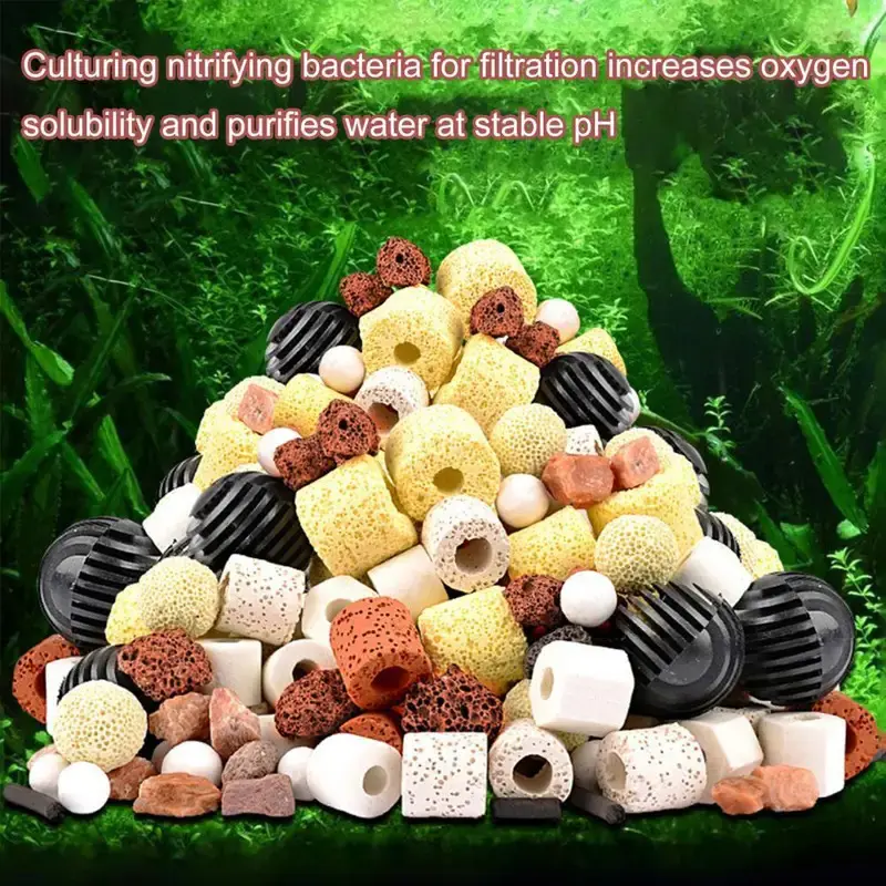 Fish tank filter light light ceramic ring biological fish tank filter fish tank filter fish tank filter