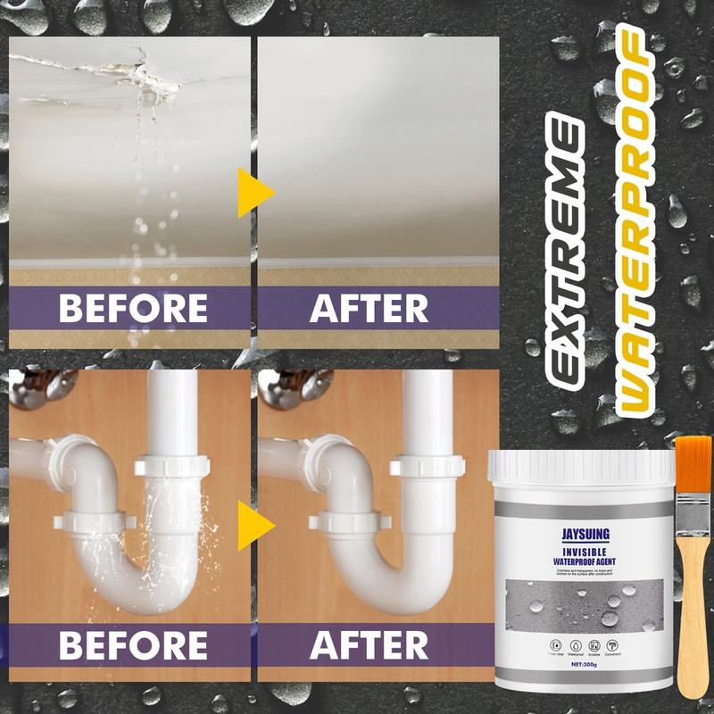 Lem Pelapis Perekat Anti Rembes Bocor Leak Waterproof Glue Sealant Air Kolam Pipa Toren Rembes Merekat dalam Air Transparan Tahan Air Invisible Waterproof Insulating Sealent 100gram 7