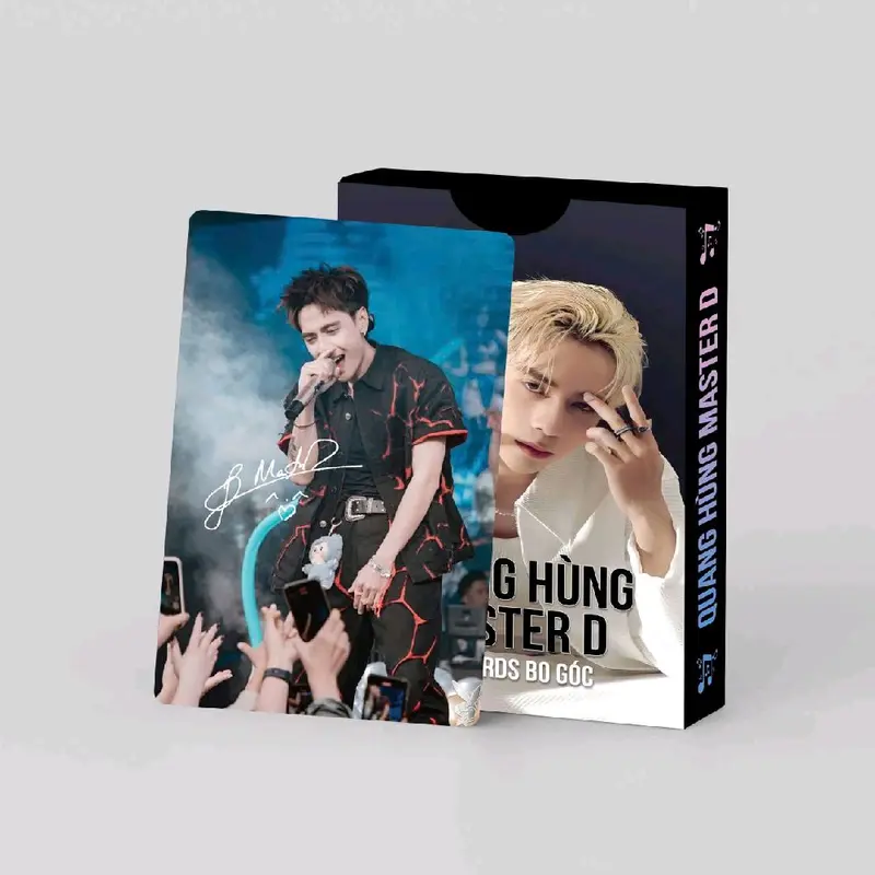 Bộ 30 Lomo Card Cá Nhân Quang Hùng Master D - 2 Mặt Bo Góc 2